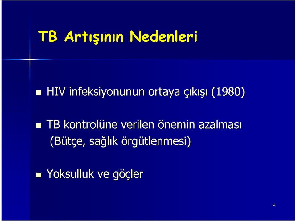 kontrolüne ne verilen önemin azalması