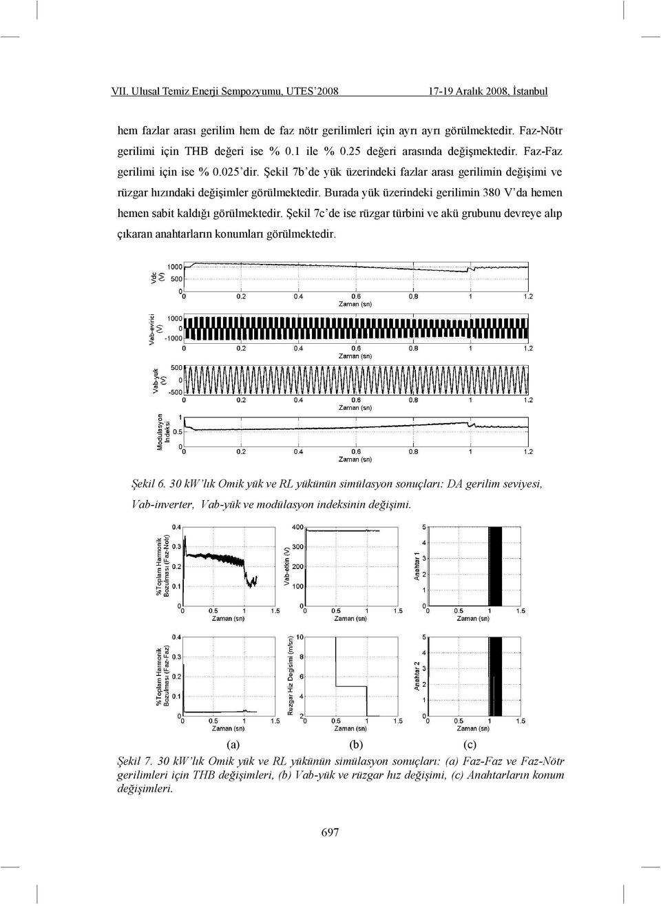 ekil 7c de ise rüzgar türbini ve akü grubunu devreye al p ç karan anahtarlar n konumlar görülmektedir. ekil 6.