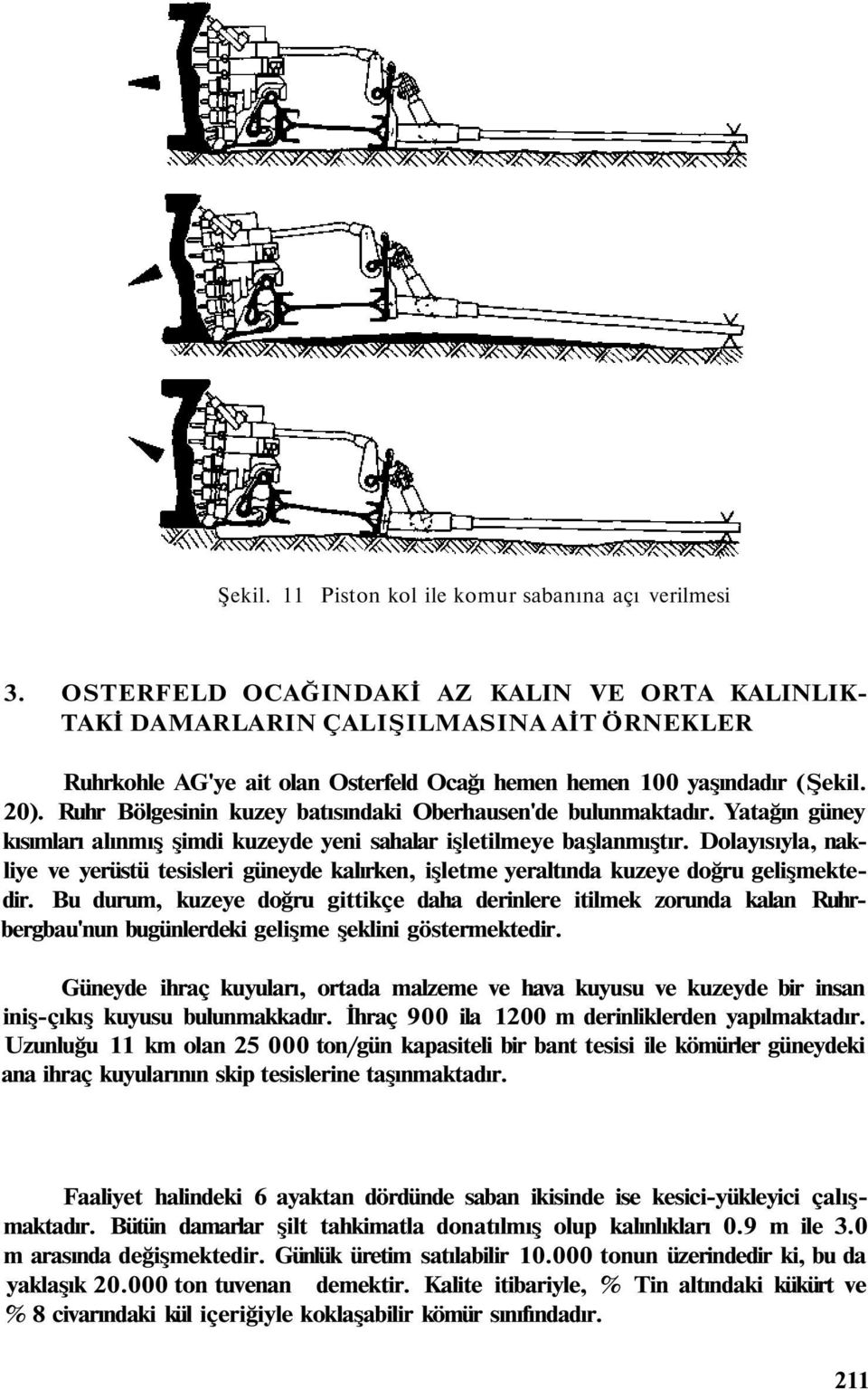 Ruhr Bölgesinin kuzey batısındaki Oberhausen'de bulunmaktadır. Yatağın güney kısımları alınmış şimdi kuzeyde yeni sahalar işletilmeye başlanmıştır.