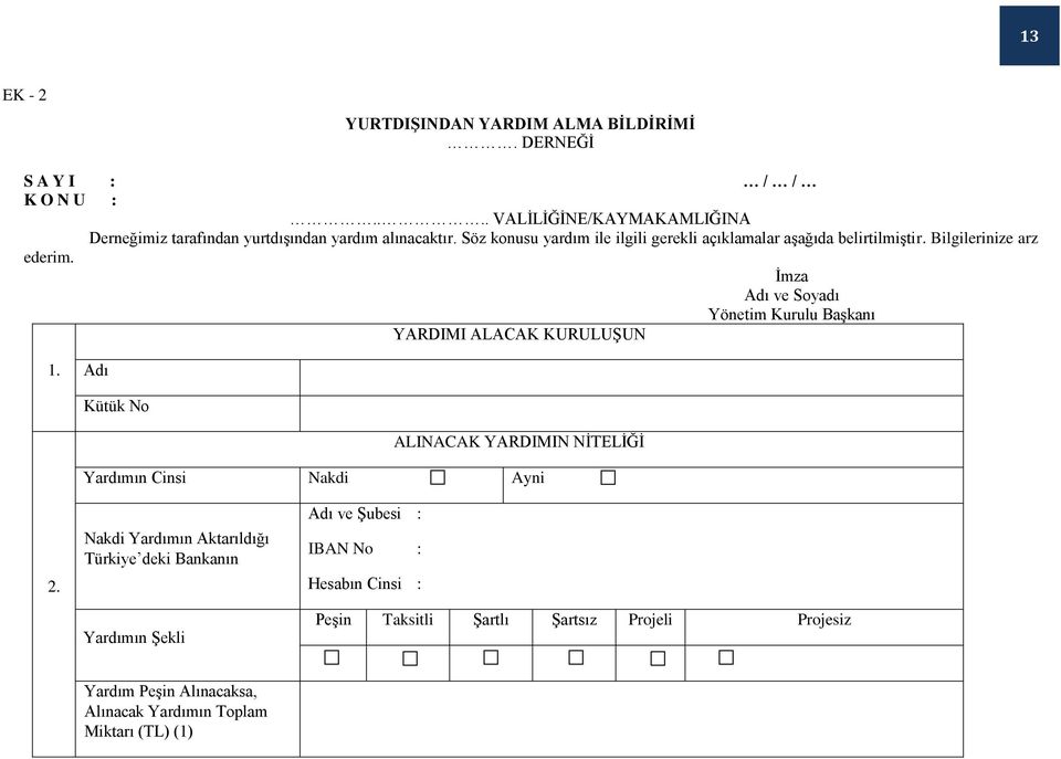 Söz konusu yardım ile ilgili gerekli açıklamalar aşağıda belirtilmiştir. Bilgilerinize arz ederim.