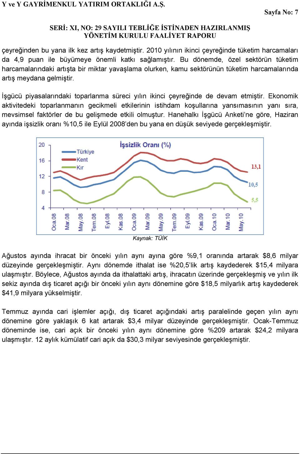 İşgücü piyasalarındaki toparlanma süreci yılın ikinci çeyreğinde de devam etmiştir.