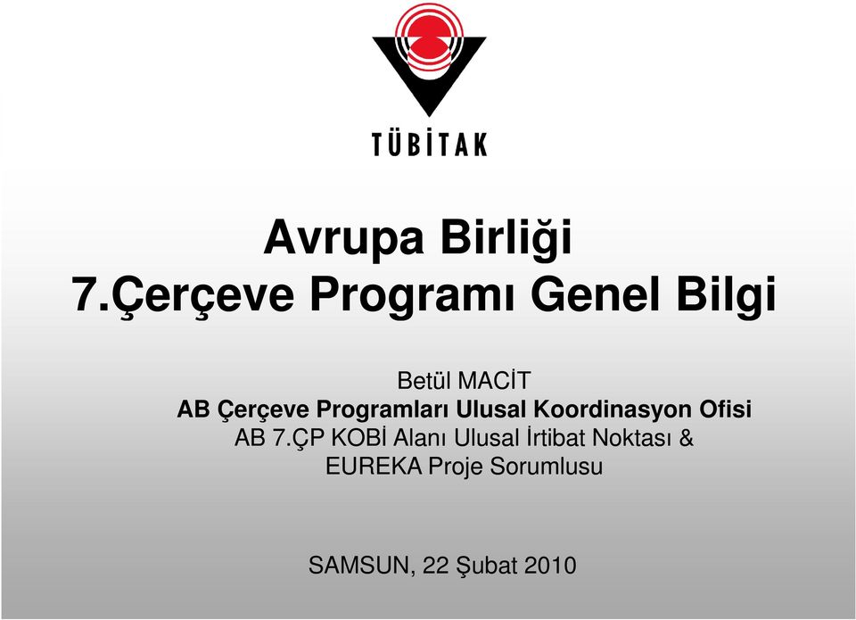 Çerçeve Programları Ulusal Koordinasyon Ofisi AB