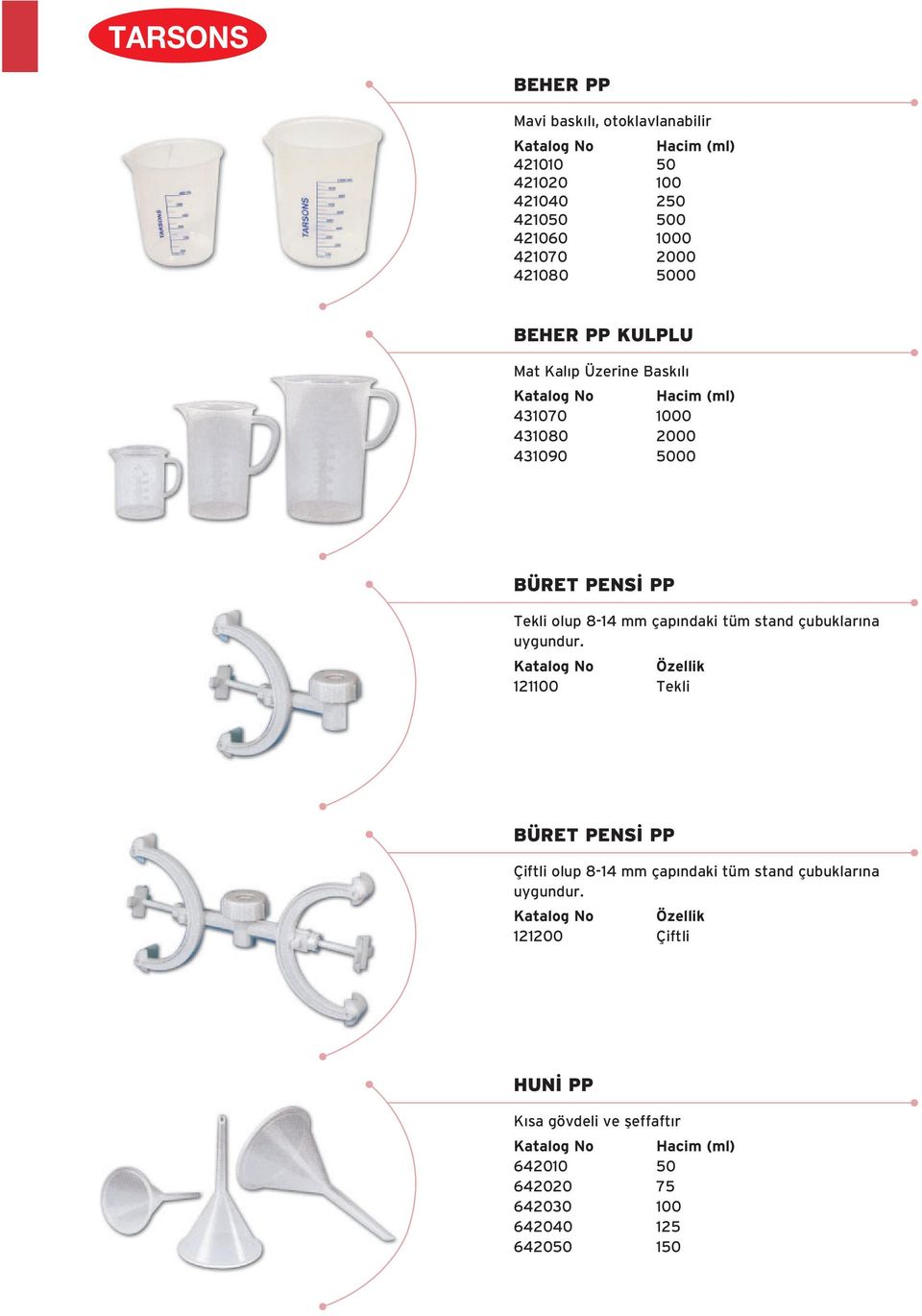 Tekli olup 8-14 mm çap ndaki tüm stand çubuklar na 121100 Tekli Çiftli olup 8-14 mm çap ndaki tüm stand