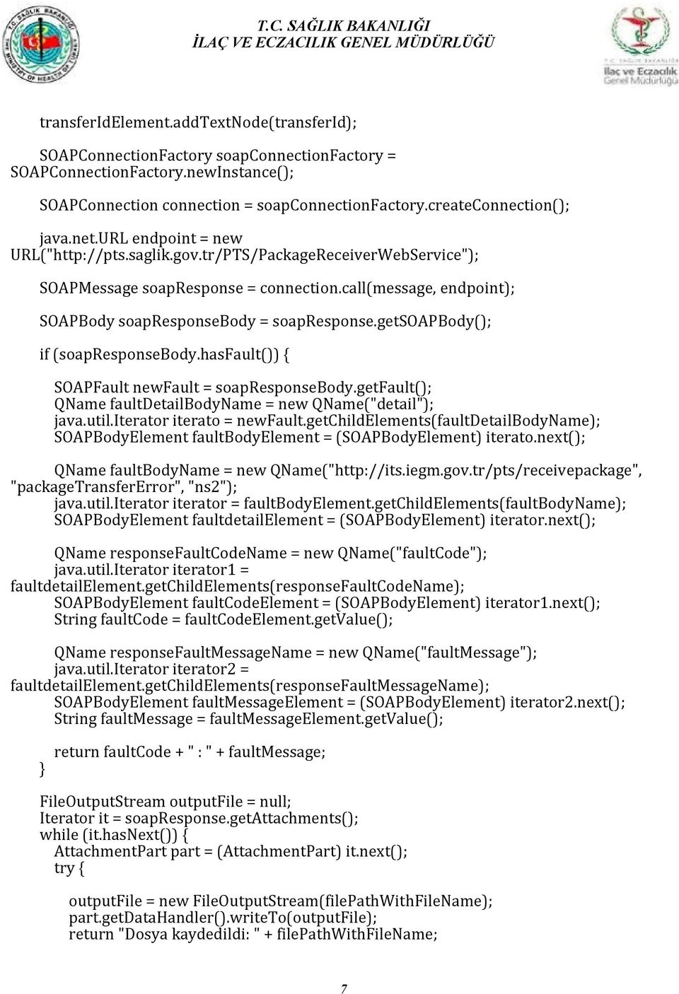 call(message, endpoint); SOAPBody soapresponsebody = soapresponse.getsoapbody(); if (soapresponsebody.hasfault()) SOAPFault newfault = soapresponsebody.