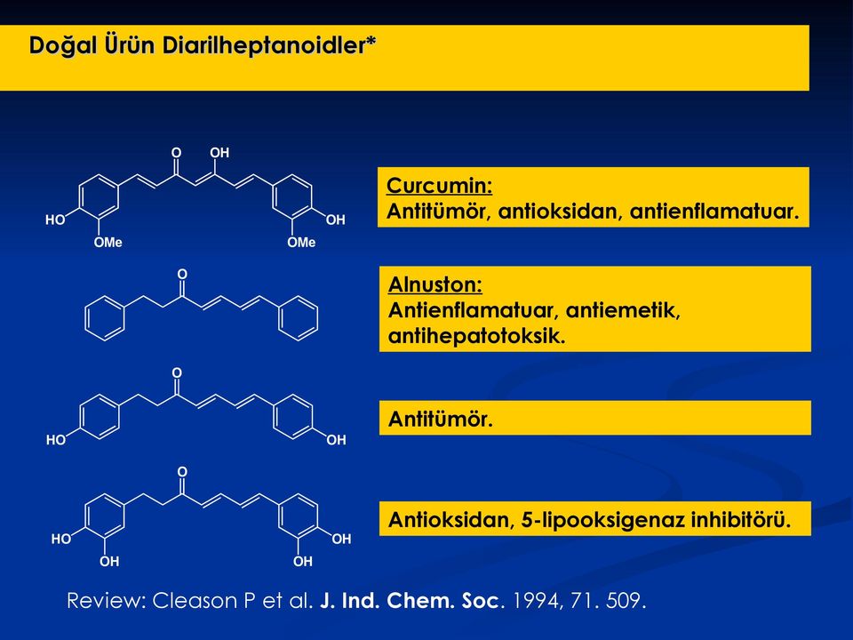 Alnuston: Antienflamatuar, antiemetik, antihepatotoksik.