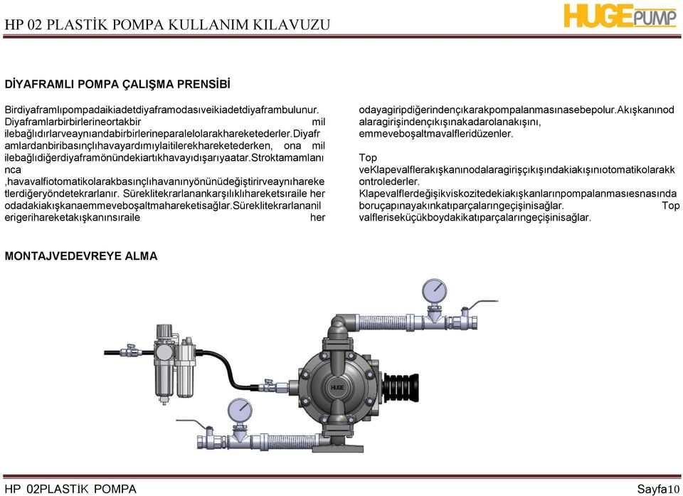 stroktamamlanı nca,havavalfiotomatikolarakbasınçlıhavanınyönünüdeğiģtirirveaynıhareke tlerdiğeryöndetekrarlanır.