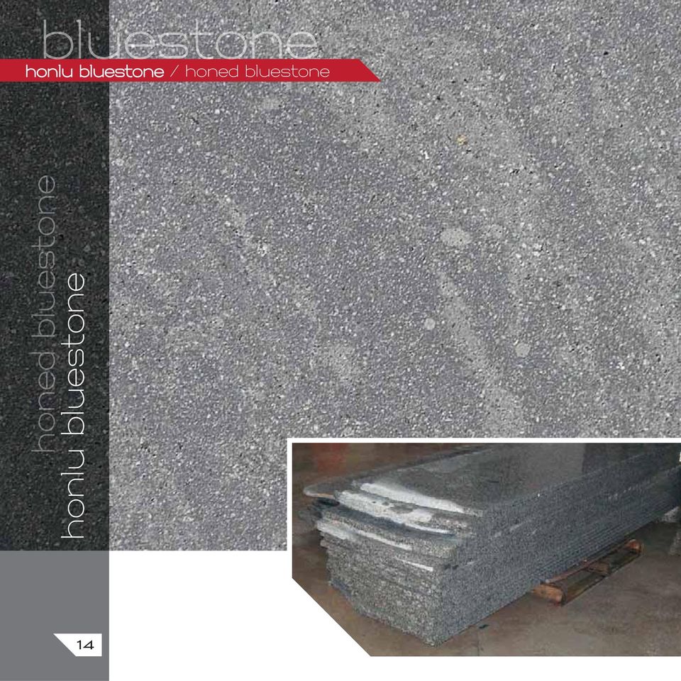 honed bluestone