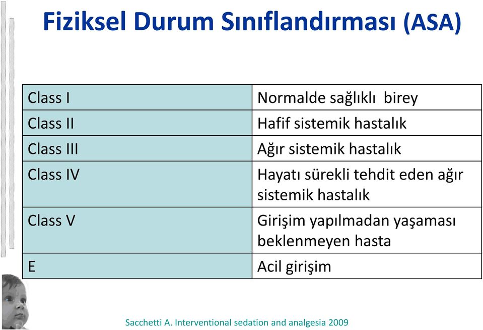 Hayatı sürekli tehdit eden ağır sistemik hastalık Girişim yapılmadan yaşaması