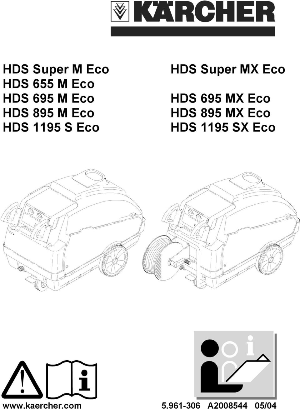 Eco HDS 695 MX Eco HDS 895 MX Eco HDS 1195