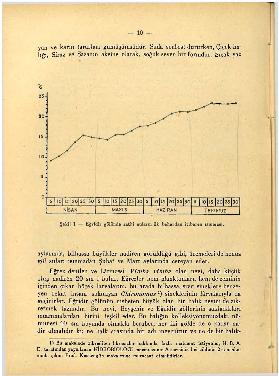 Eğrez denilen ve Lâtincesi Vimba vimba olan nevi, daha küçük olup nadiren 20 sm i bulur.