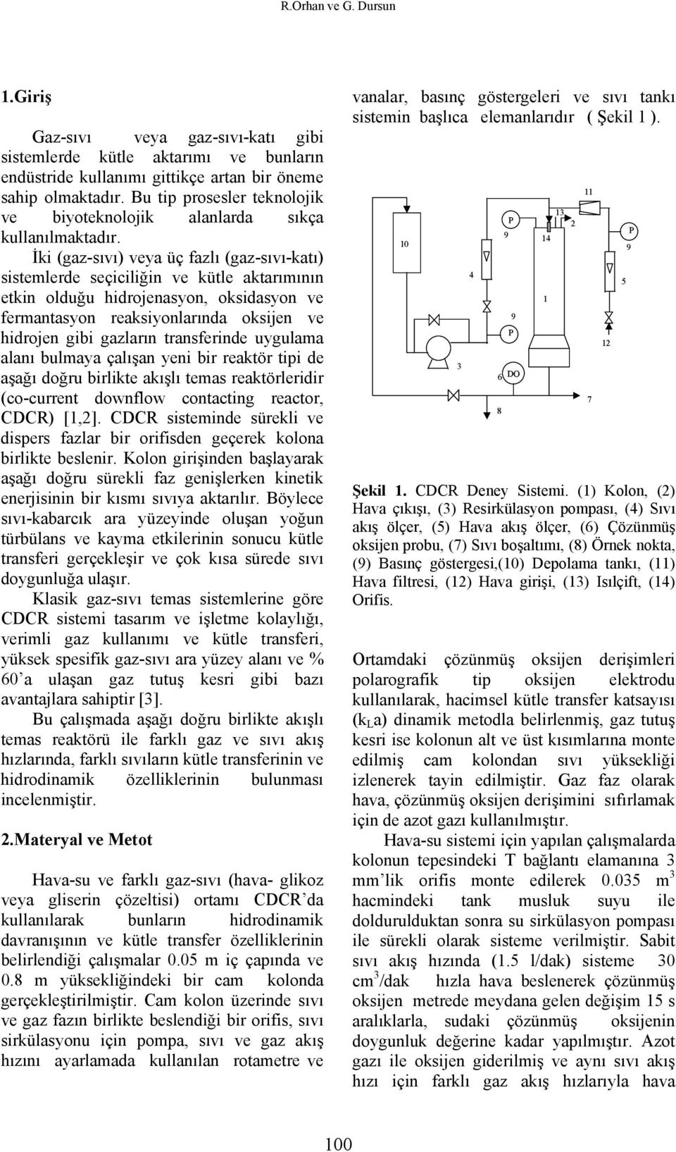 İki (gaz-sıvı) veya üç fazlı (gaz-sıvı-katı) sistemlerde seçiciliğin ve kütle aktarımının etkin olduğu hidrojenasyon, oksidasyon ve fermantasyon reaksiyonlarında oksijen ve hidrojen gibi gazların