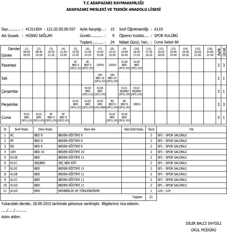 SEÇBED (SP1) 3 1 A11D BED (SP1) (Ü) A11D BED (SP1) A11D REH (124) (REH) 9G BED 9 (SP1) 9G BED 9 (SP1) (REH) 3 3 BED (SP1) (Ü) BED (SP1) 9F BED 9 (SP2) 9F BED 9 (SP2) K11E BED (SP1) K11E BED (SP1) 5 1