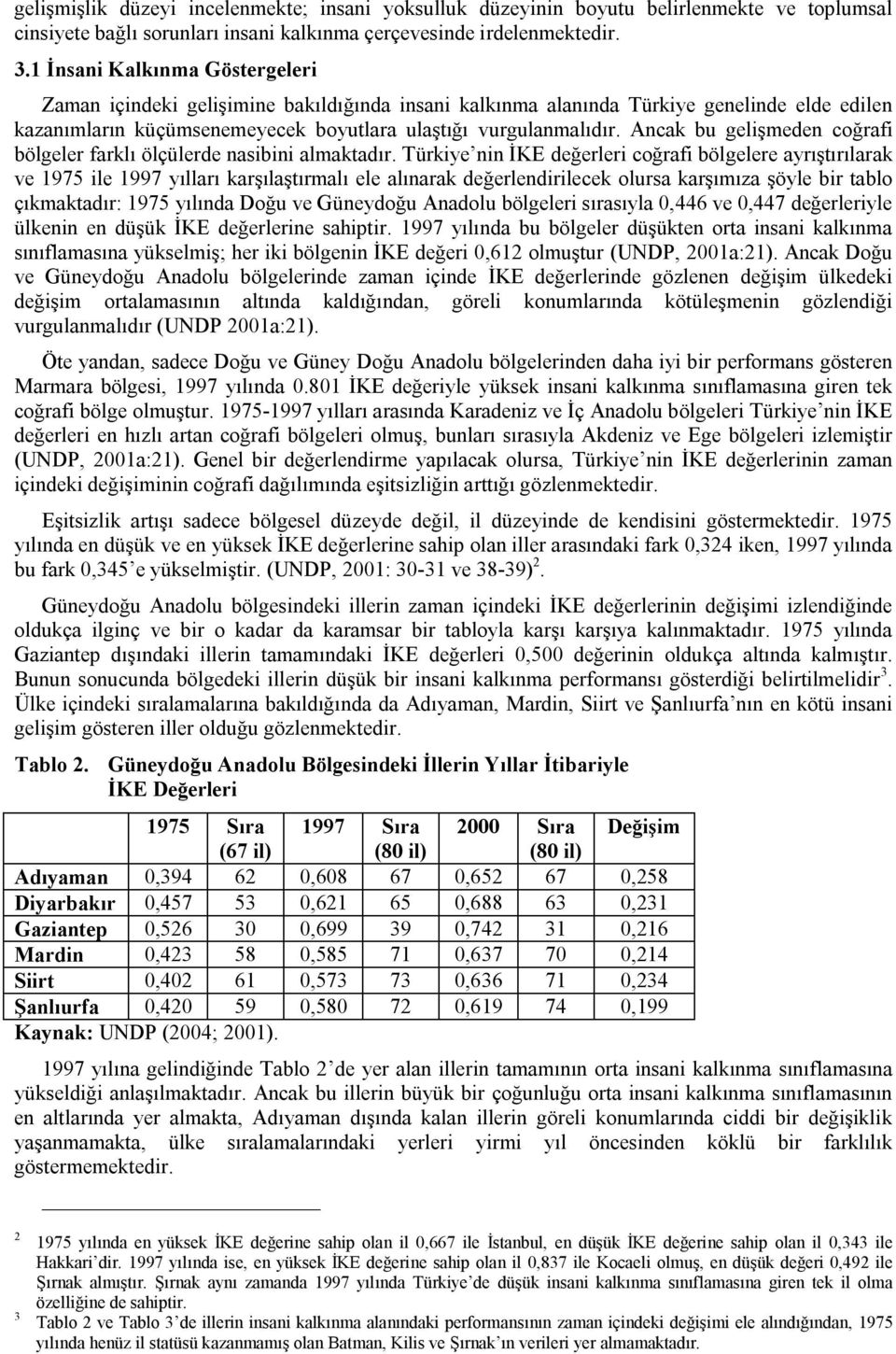 Ancak bu gelişmeden coğrafi bölgeler farklı ölçülerde nasibini almaktadır.