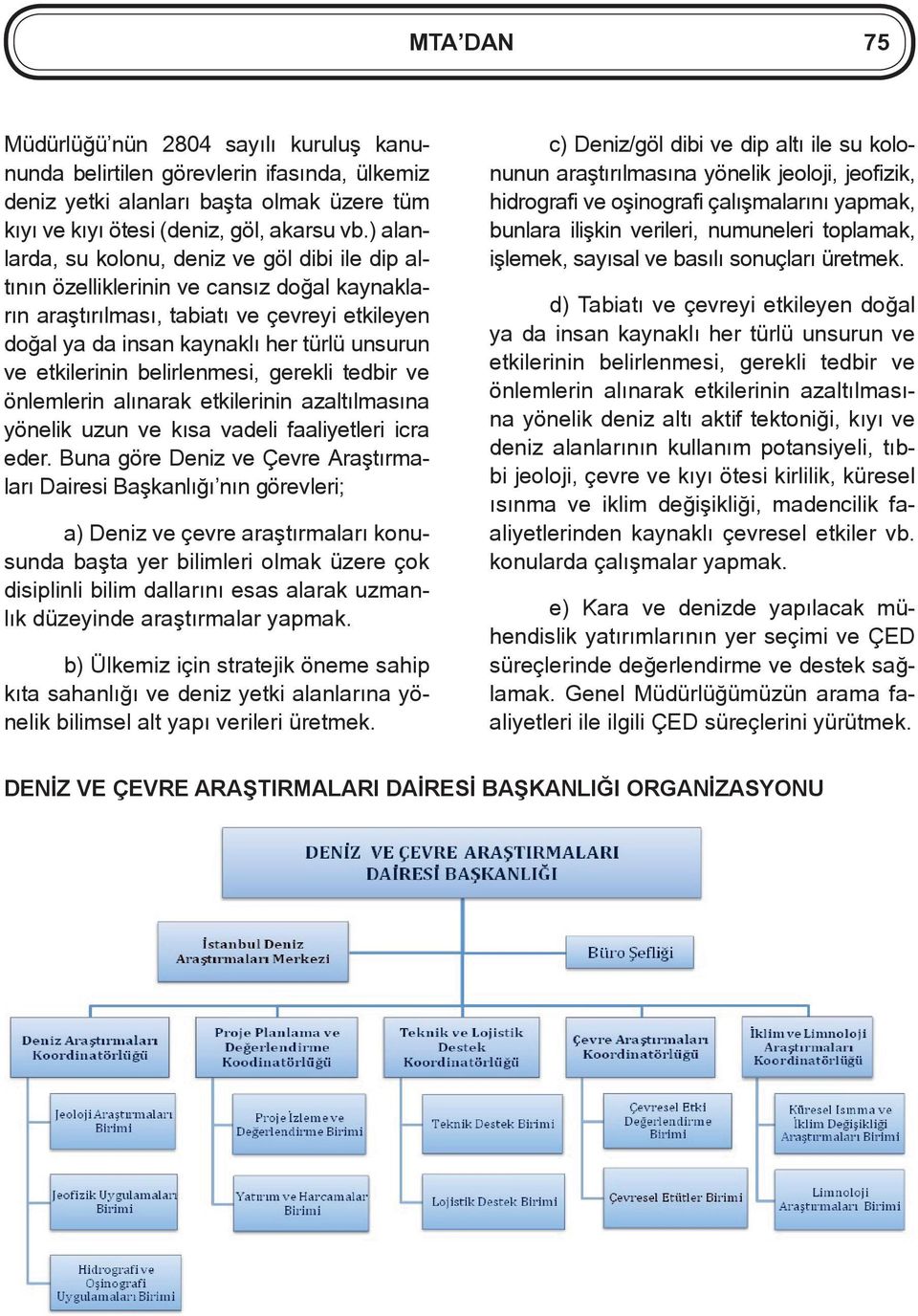 etkilerinin belirlenmesi, gerekli tedbir ve önlemlerin alınarak etkilerinin azaltılmasına yönelik uzun ve kısa vadeli faaliyetleri icra eder.