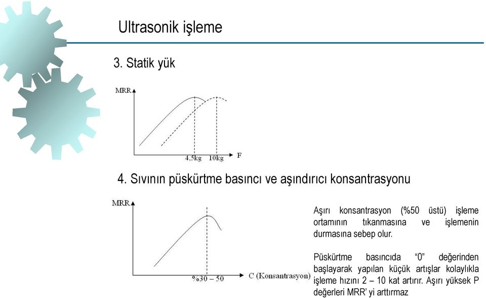 üstü) işleme ortamının tıkanmasına ve işlemenin durmasına sebep olur.