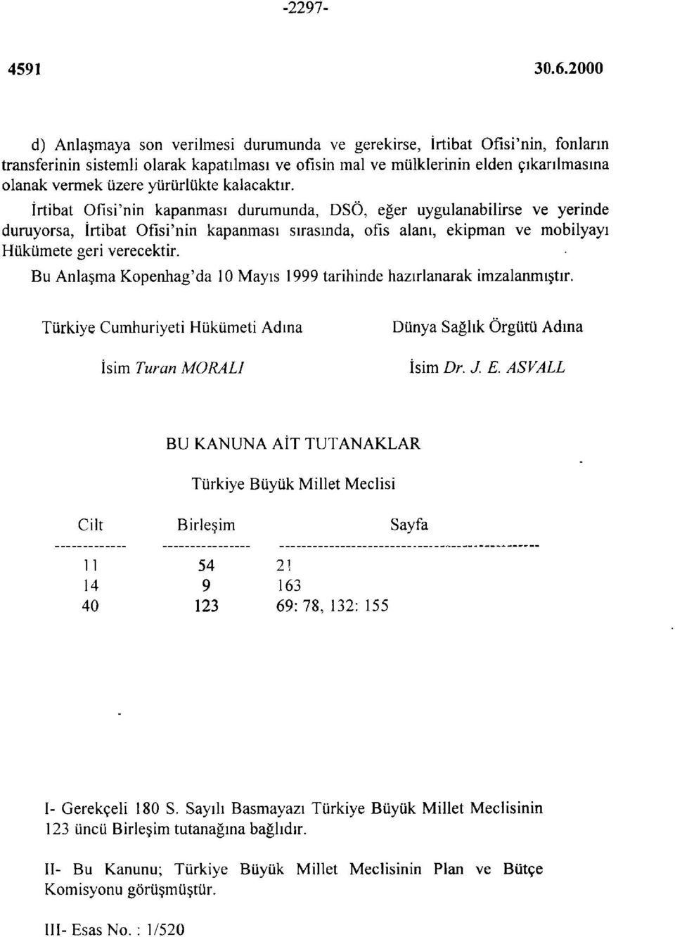 İrtibat Ofisi'nin kapanması durumunda, DSÖ, eğer uygulanabilirse ve yerinde duruyorsa, İrtibat Ofisi'nin kapanması sırasında, ofis alanı, ekipman ve mobilyayı Hükümete geri verecektir.