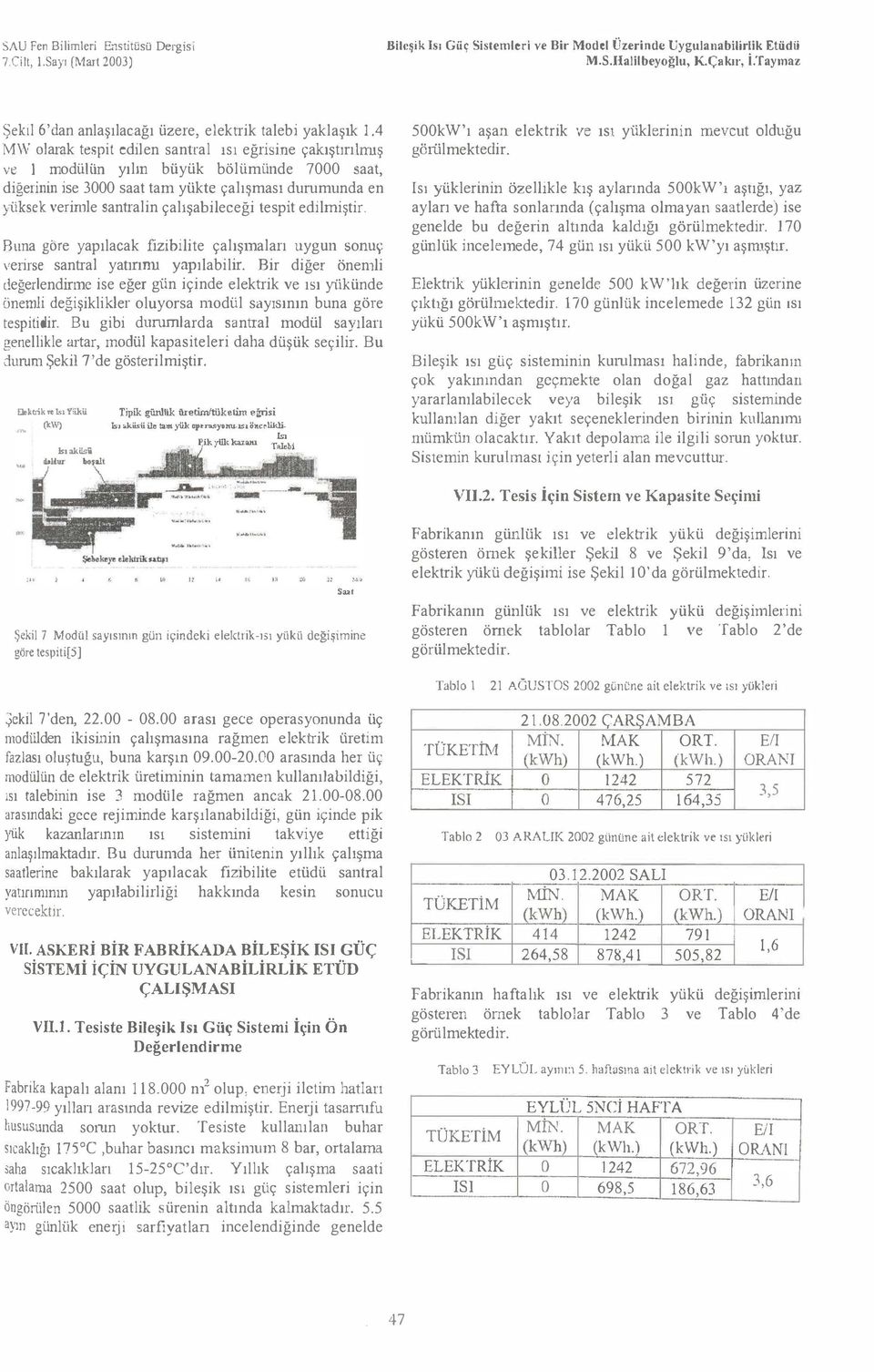 edilmiştir. Buna göre yaplacak fizibilite çalşnalar uygun snuç verirse santral yatrnu yaplabilir.