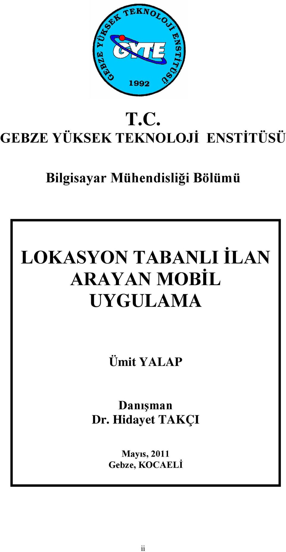 TABANLI İLAN ARAYAN MOBİL UYGULAMA Ümit