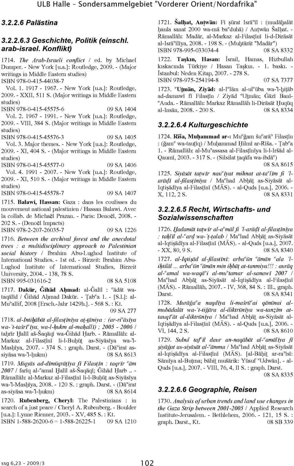 (Major writings in Middle Eastern studies) ISBN 978-0-415-45575-6 09 SA 1404 Vol. 2. 1967-1991. - New York [u.a.]: Routledge, 2009. - VIII, 384 S.