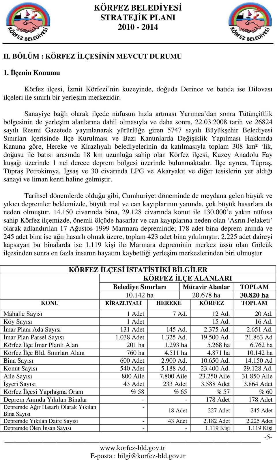 2008 tarih ve 26824 sayılı Resmi Gazetede yayınlanarak yürürlüğe giren 5747 sayılı Büyükşehir Belediyesi Sınırları Đçerisinde Đlçe Kurulması ve Bazı Kanunlarda Değişiklik Yapılması Hakkında Kanuna