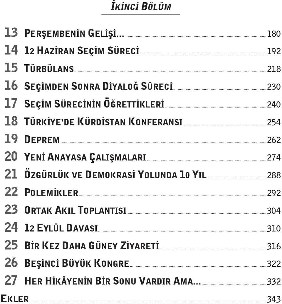 ..262 20 YENİ ANAYASA ÇALIŞMALARI...274 21 ÖZGÜRLÜK VE DEMOKRASİ YOLUNDA 10 YIL...288 22 POLEMİKLER.