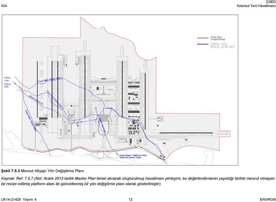 7 (Not: Aralık 2013 tarihli Master Plan temel alınarak oluşturulmuş havalimanı