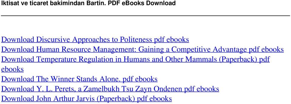 Gaining a Competitive Advantage pdf ebooks Download Temperature Regulation in Humans and Other Mammals (Paperback)