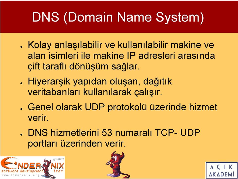 Hiyerarşik yapıdan oluşan, dağıtık veritabanları kullanılarak çalışır.