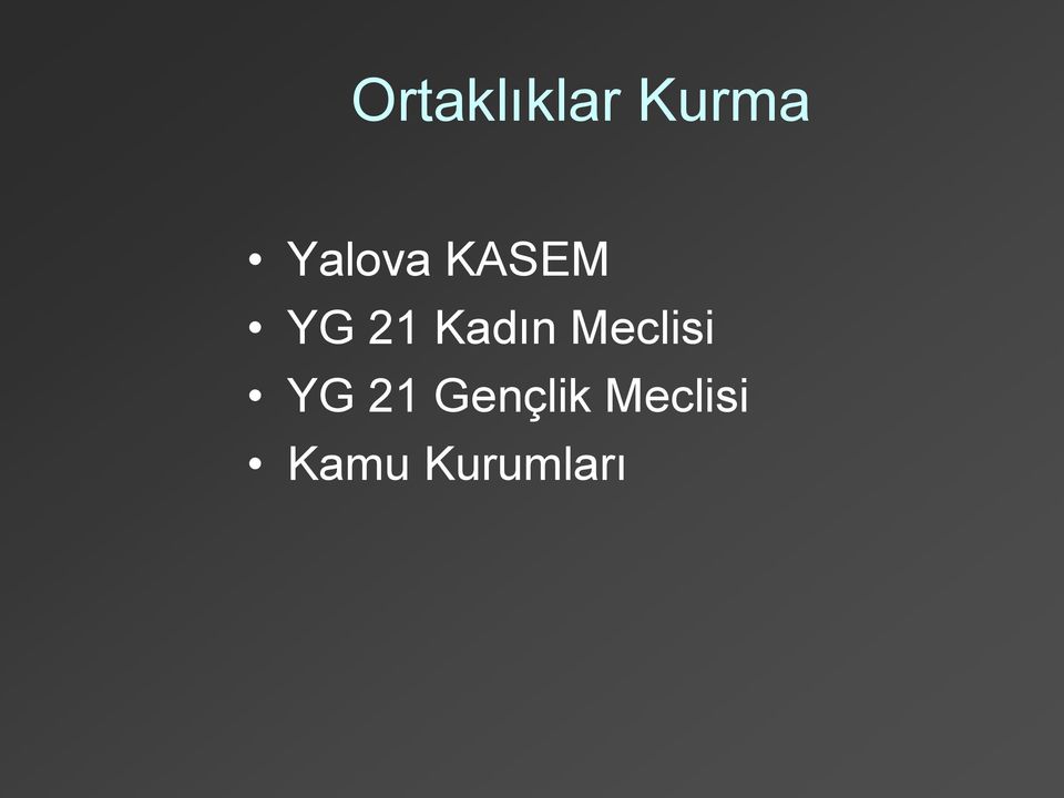 Kadın Meclisi YG 21