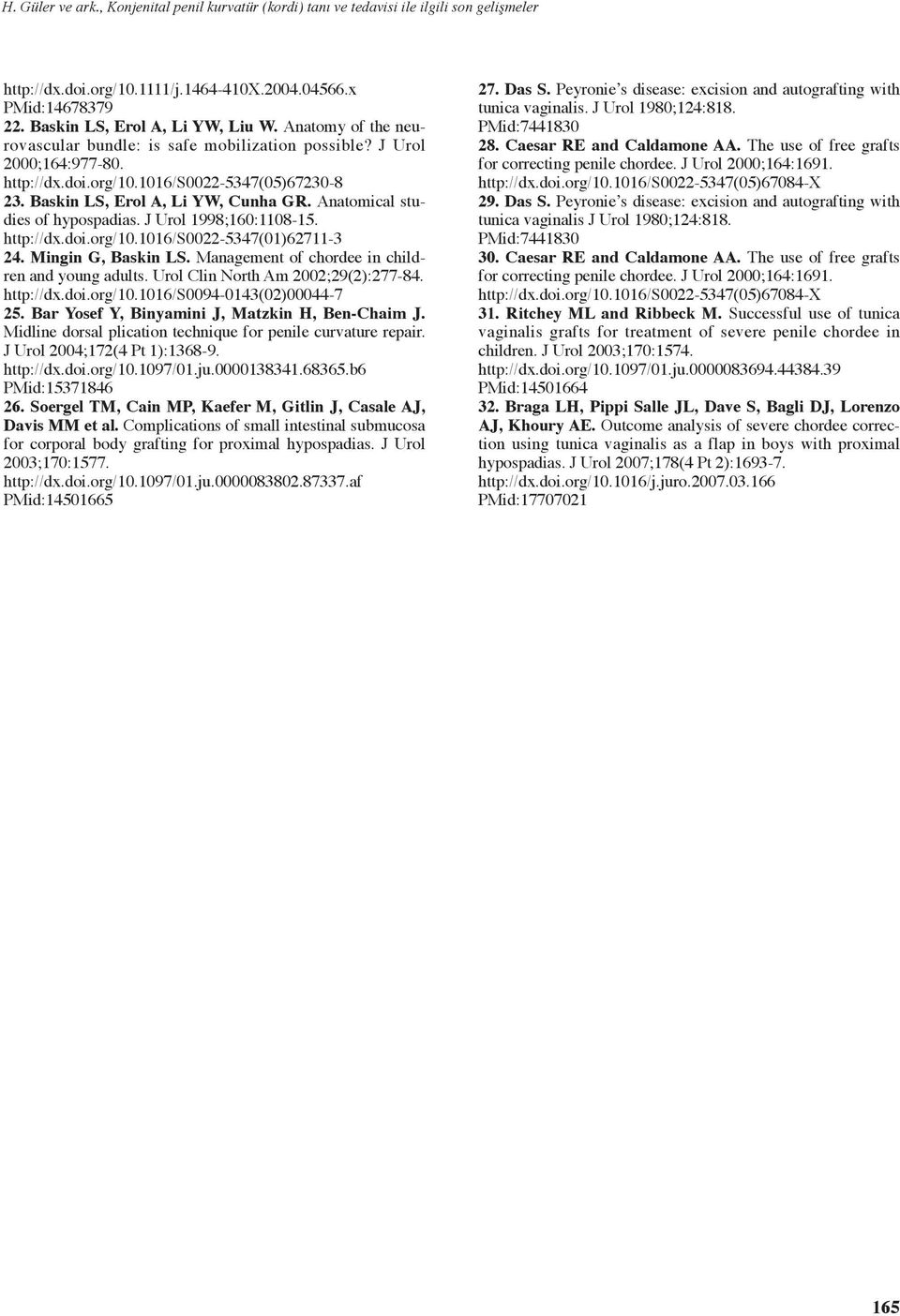 Anatomical studies of hypospadias. J Urol 1998;160:1108-15. http://dx.doi.org/10.1016/s0022-5347(01)62711-3 24. Mingin G, Baskin LS. Management of chordee in children and young adults.