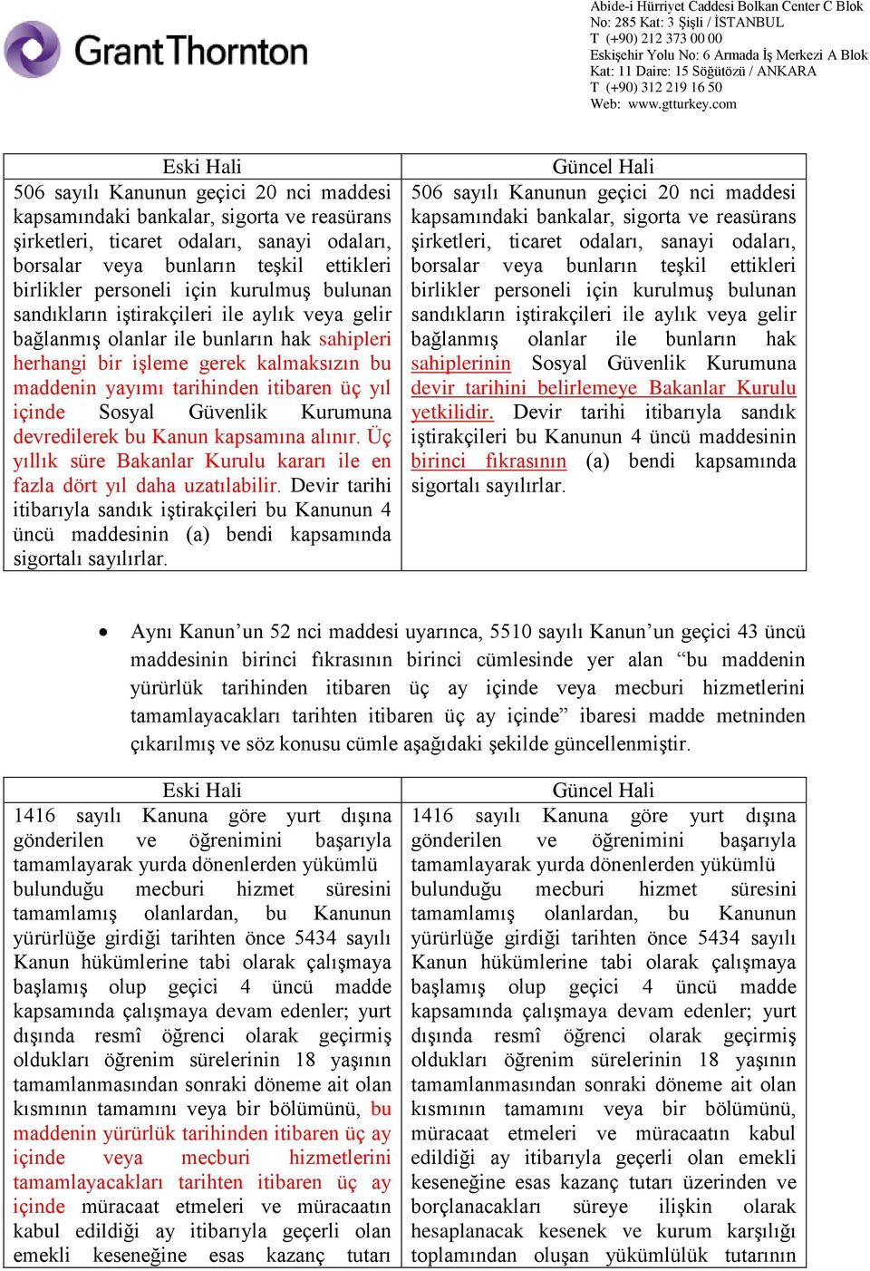 Sosyal Güvenlik Kurumuna devredilerek bu Kanun kapsamına alınır. Üç yıllık süre Bakanlar Kurulu kararı ile en fazla dört yıl daha uzatılabilir.