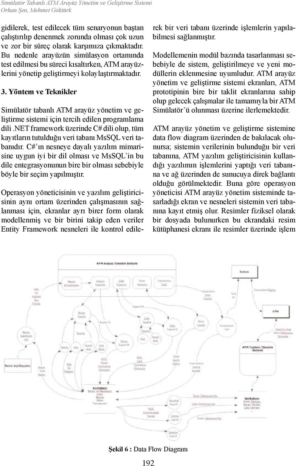 Yöntem ve Teknikler Simülatör tabanlı ATM arayüz yönetim ve geliştirme sistemi için tercih edilen programlama dili.