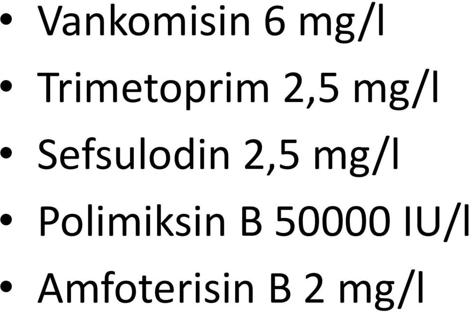 Sefsulodin 2,5 mg/l