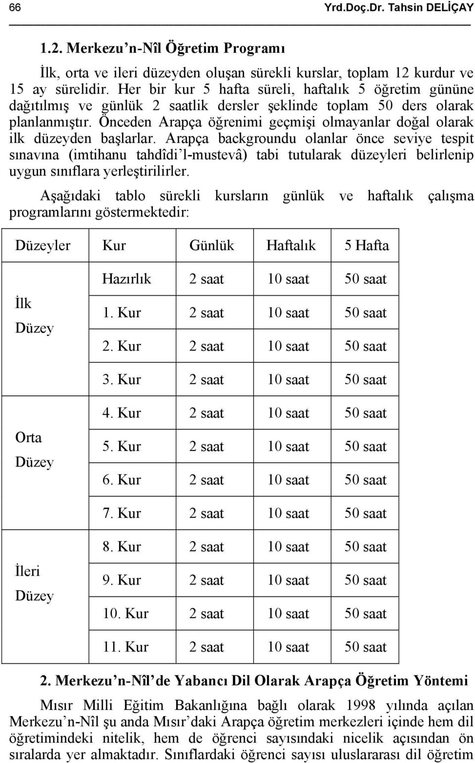 Önceden Arapça öğrenimi geçmişi olmayanlar doğal olarak ilk düzeyden başlarlar.