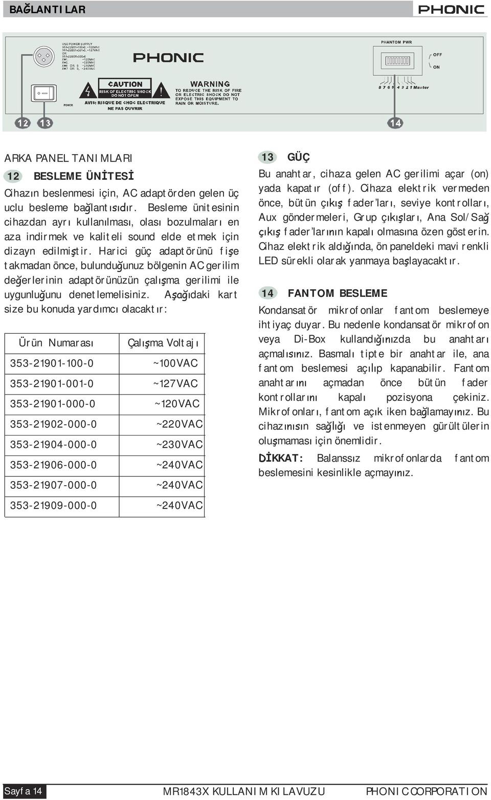 Harici güç adaptörünü fi e takmadan önce, bulundu unuz bölgenin AC gerilim de erlerinin adaptörünüzün çal ma gerilimi ile uygunlu unu denetlemelisiniz.