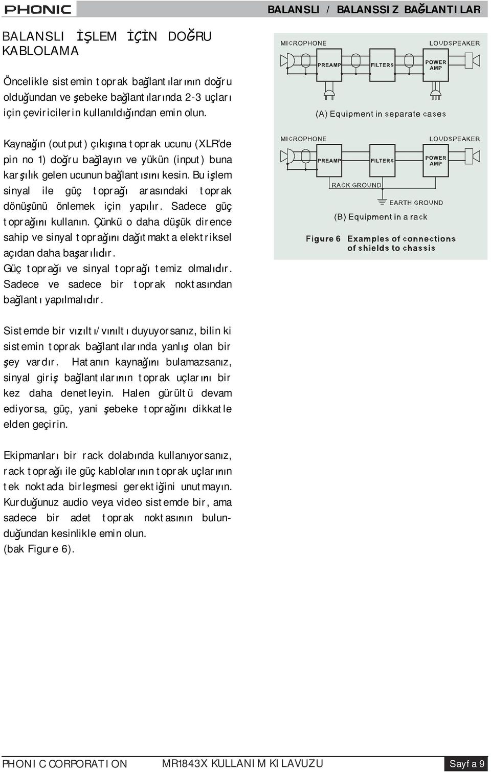 Sadece güç topra kullan n. Çünkü o daha dü ük dirence sahip ve sinyal topra da tmakta elektriksel aç dan daha ba ar r. Güç topra ve sinyal topra temiz olmal r.