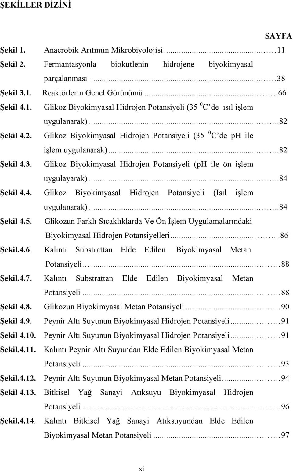 ....84 Şekil 4.4. Glikoz Biyokimyasal Hidrojen Potansiyeli (Isıl işlem uygulanarak).....84 Şekil 4.5. Glikozun Farklı Sıcaklıklarda Ve Ön İşlem Uygulamalarındaki Biyokimyasal Hidrojen Potansiyelleri.