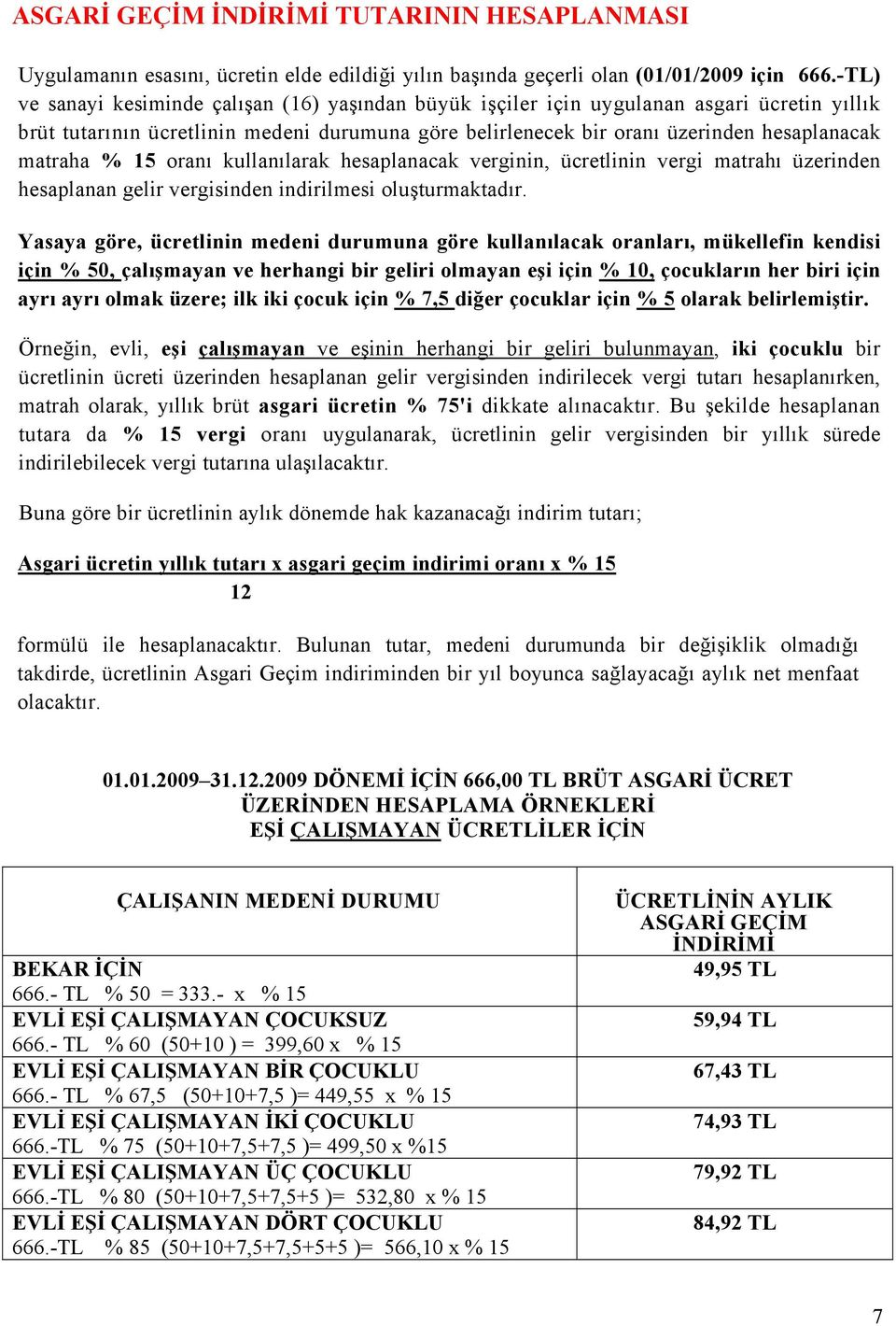 % 15 oranı kullanılarak hesaplanacak verginin, ücretlinin vergi matrahı üzerinden hesaplanan gelir vergisinden indirilmesi oluşturmaktadır.