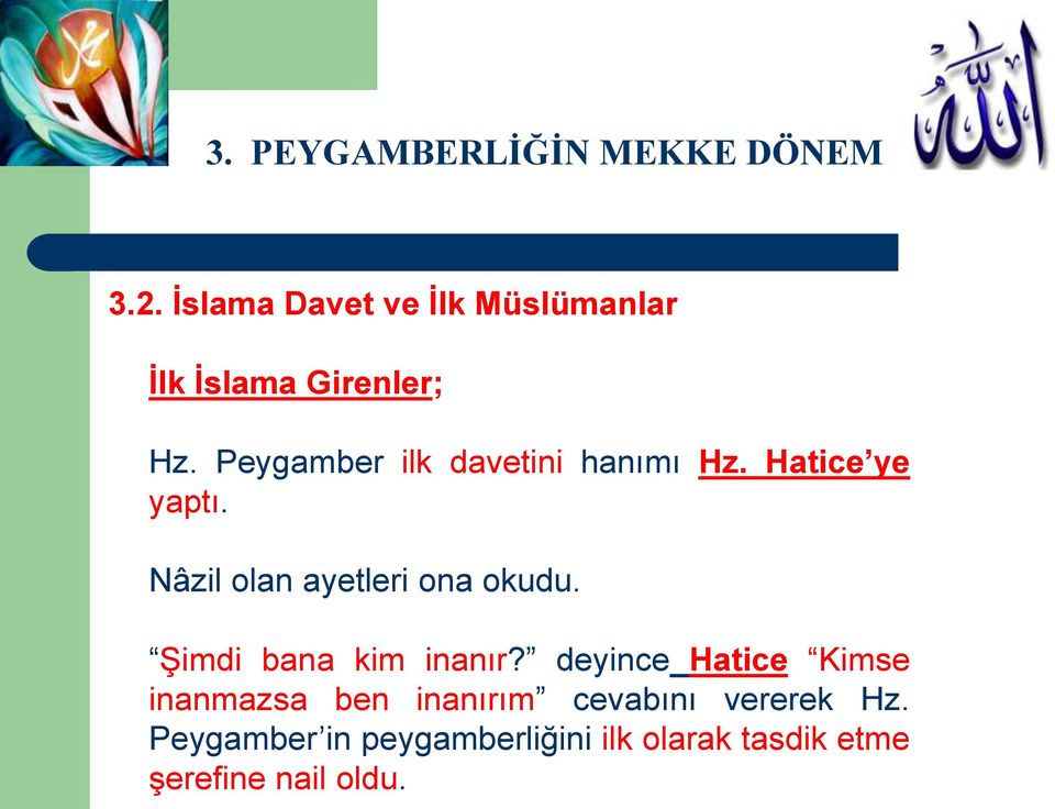 Şimdi bana kim inanır?