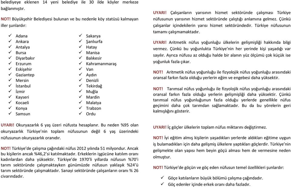 Sakarya Şanlıurfa Hatay Manisa Balıkesir Kahramanmaraş Van Aydın Denizli Tekirdağ Muğla Mardin Malatya Trabzon Ordu UYARI! Okuryazarlık 6 yaş üzeri nüfusta hesaplanır.