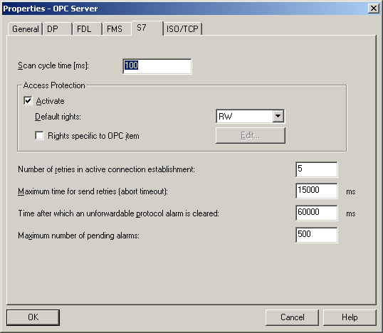 Karşımıza NMC PC Config programı gelecektir. Bu program ile CP5611 kartı ve OPC Server ayarları yapılacaktır. Resim 1.102: OPC ayarları NMC PC Config programında OPC Server seçeneği çift tıklanır.