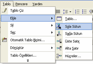 Ayrıca seçenekler düğmesinden hücre içerisinde üst, alt, sağ, sol kenar boşlukları ayarlanacağı gibi, metnin hücre içerisinde kaydırılması veya