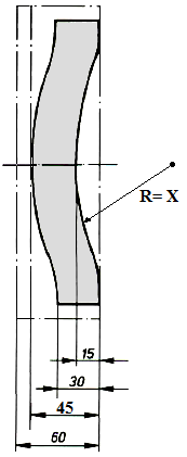 1.6. C Bandı C Bandı çizim ve ölçülendirilmesi, R=X deki X hastanın ölçülerine
