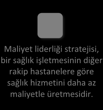 Sağlık Kurumlarında/İşletmelerinde Stratejik Yönetim Büyüme stratejileri özellikle gelişen ve yıldız piyasalarda uygulanır.