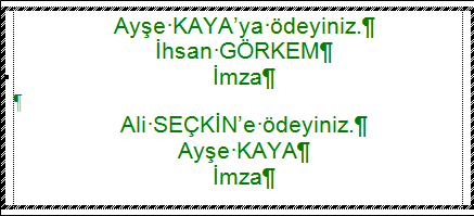 1.4. Ciro Işlemleri Bono, ciro ve teslim yoluyla bir başkasına devredilebilir. Ciro, bir senet üzerindeki hakların başka bir kişiye kayıtsız ve şartsız devredilmesi için yapılır.