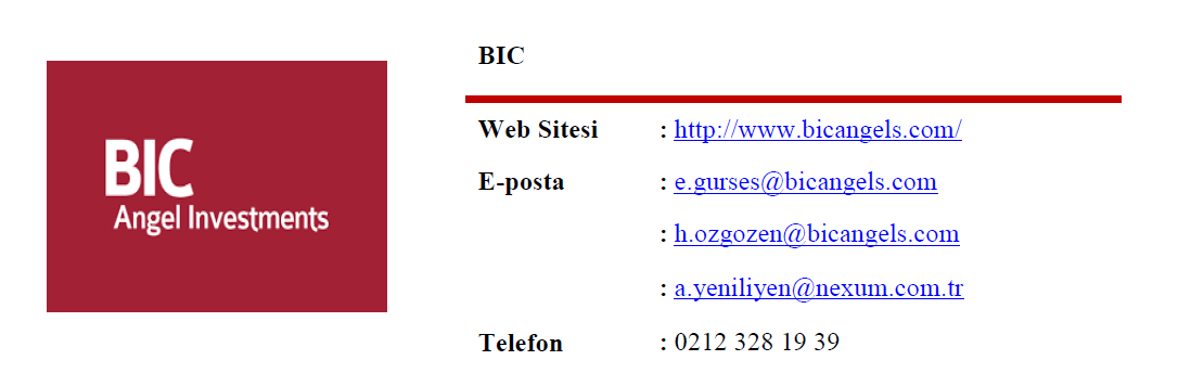 BIC Düzenlenmiş Faaliyetler 16 Nisan 2015 BIC Girişimci Yatırımcı buluşması etkinliği. 16 Nisan 2015 StartnowHow Girişimci Eğitim Semineri.