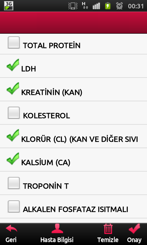 Doktorlara Yönelik Uygulamalar Mobil Hastane Hasta