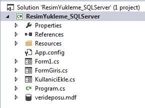 C# ve SQL Server ile Resim Yükleme ve