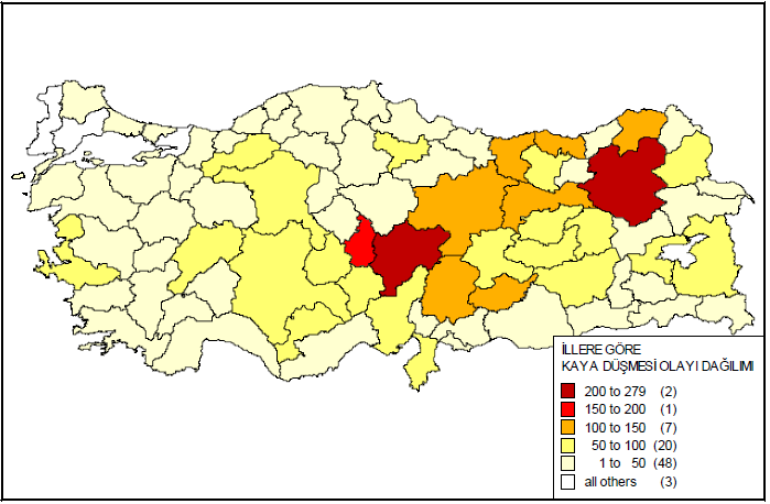 boyunca bir kısım alan ise IV. derece deprem kuşağından kalmaktadır.