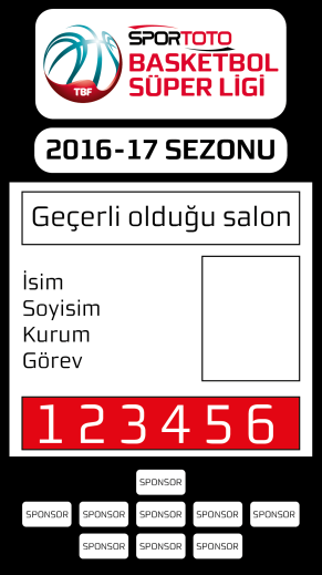 AKREDİTASYON KART ÖRNEKLERİ Federasyon Federasyon ler Sahaya çıkış haklı Akreditasyon Akreditasyon Sahaya Çıkış Haklı Akreditasyon ler Basın